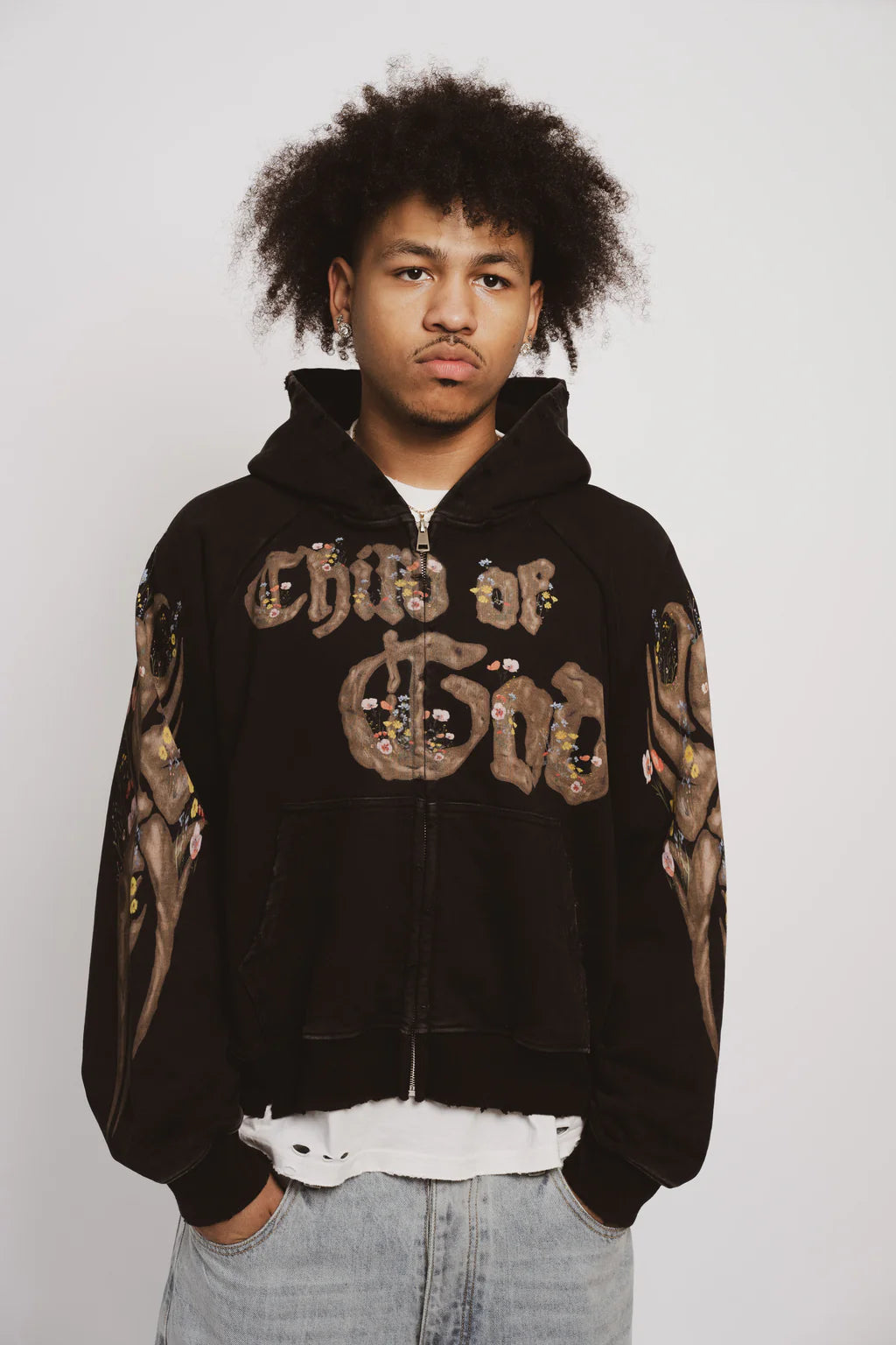 We Are Righteous Black Child of God Zip Hoodie