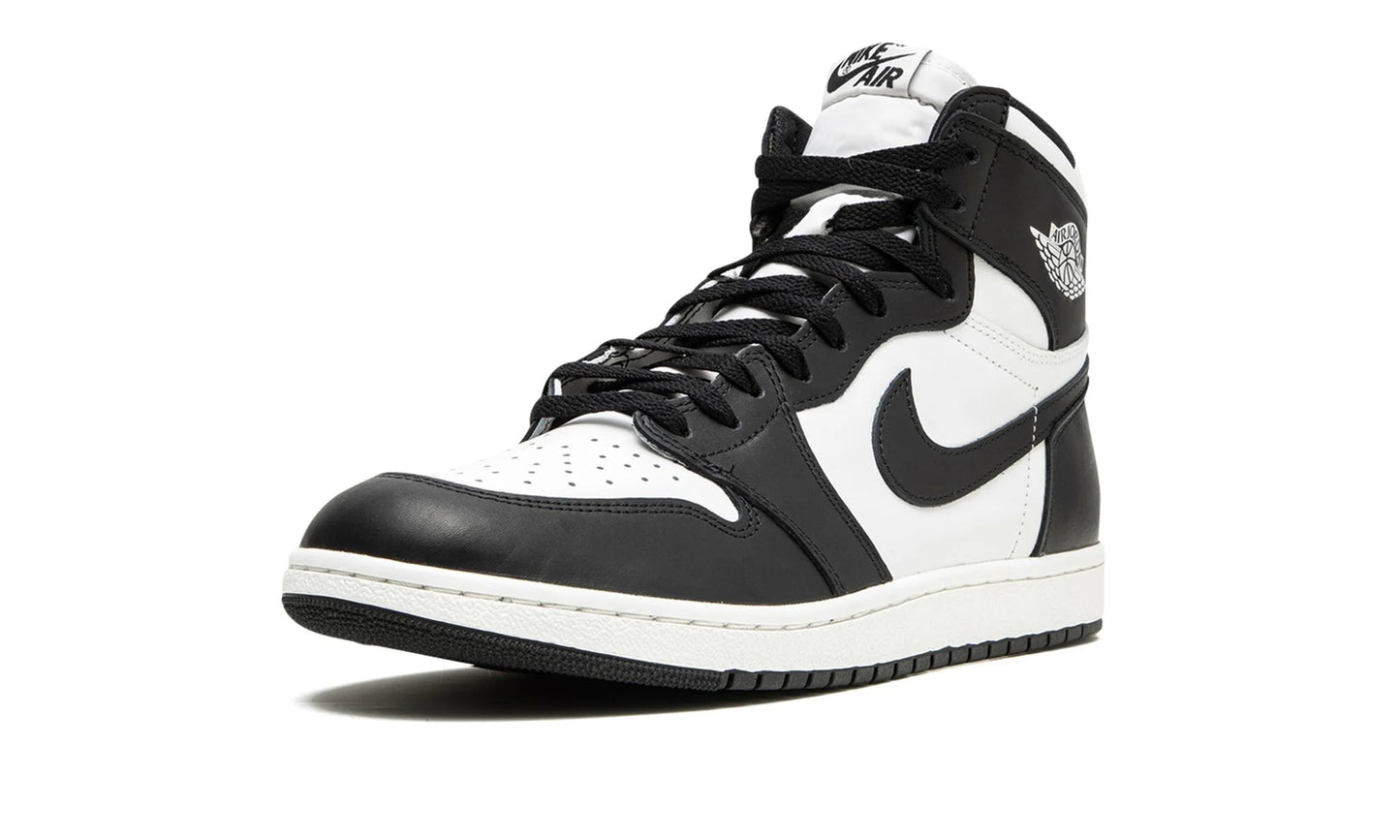 Jordan 1 High 85 Black White Single Shoe Front View