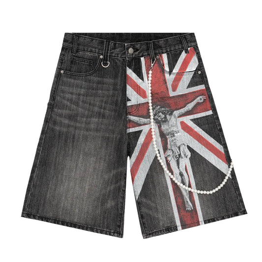 Bravest Studios Black Union Jorts