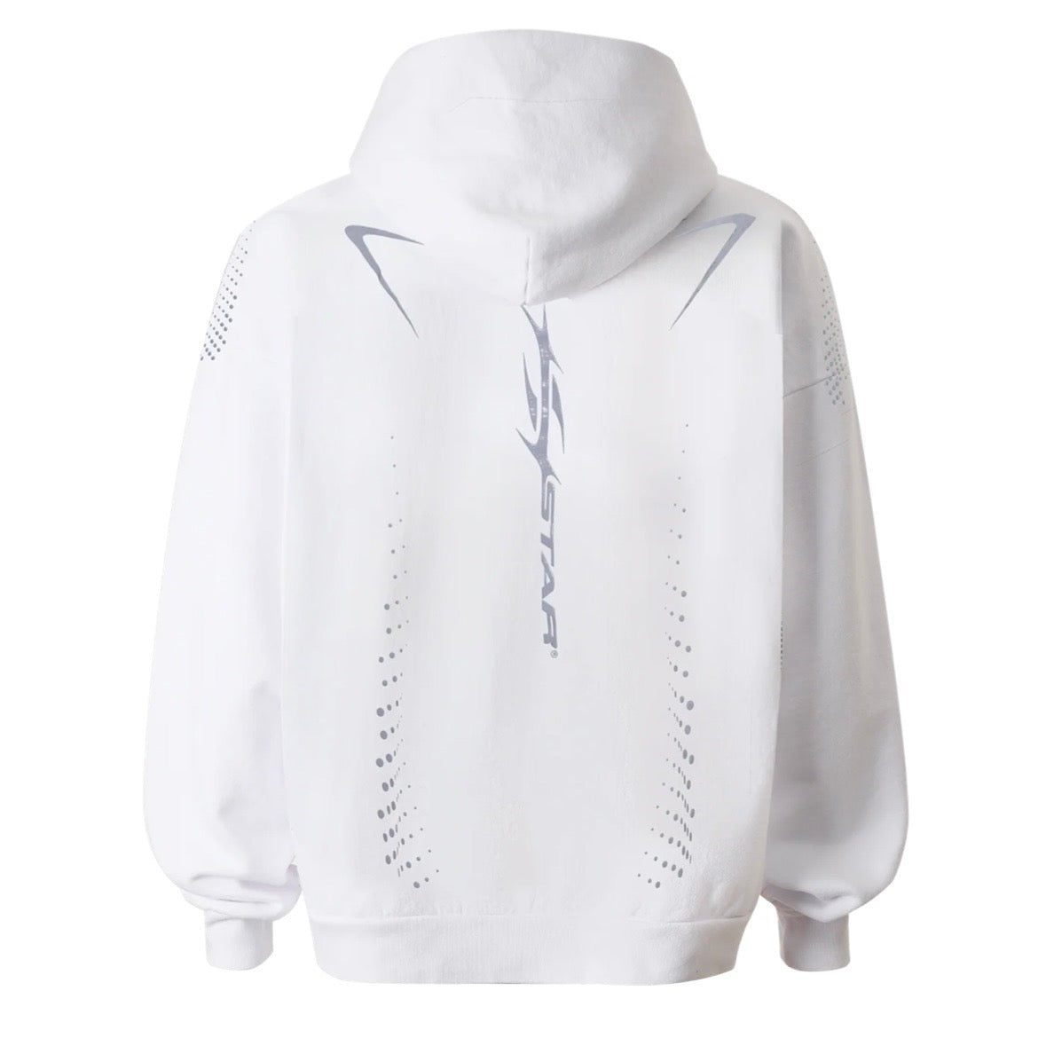 Hellstar White P2P Hype Flight Hoodie