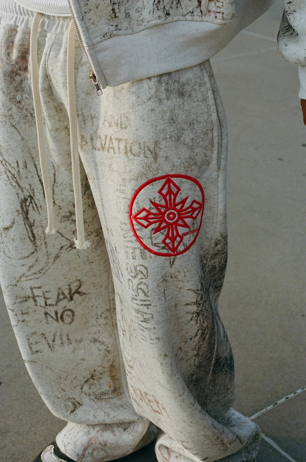 We Are Righteous Fear No Evil Sweatpants