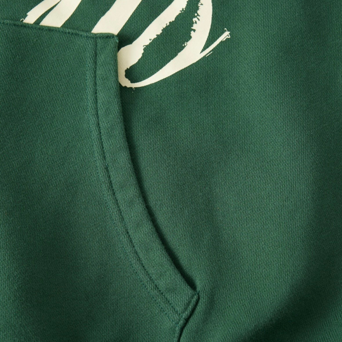 AZVA Green Hidden Crystal Zip Hoodie