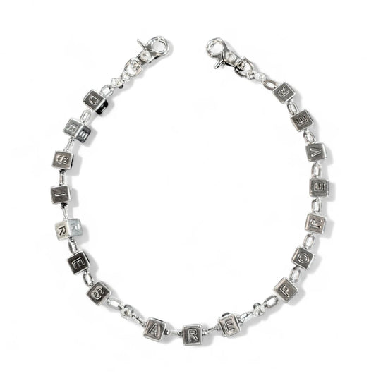 Bottega Desires Silver Dice Wallet Chain