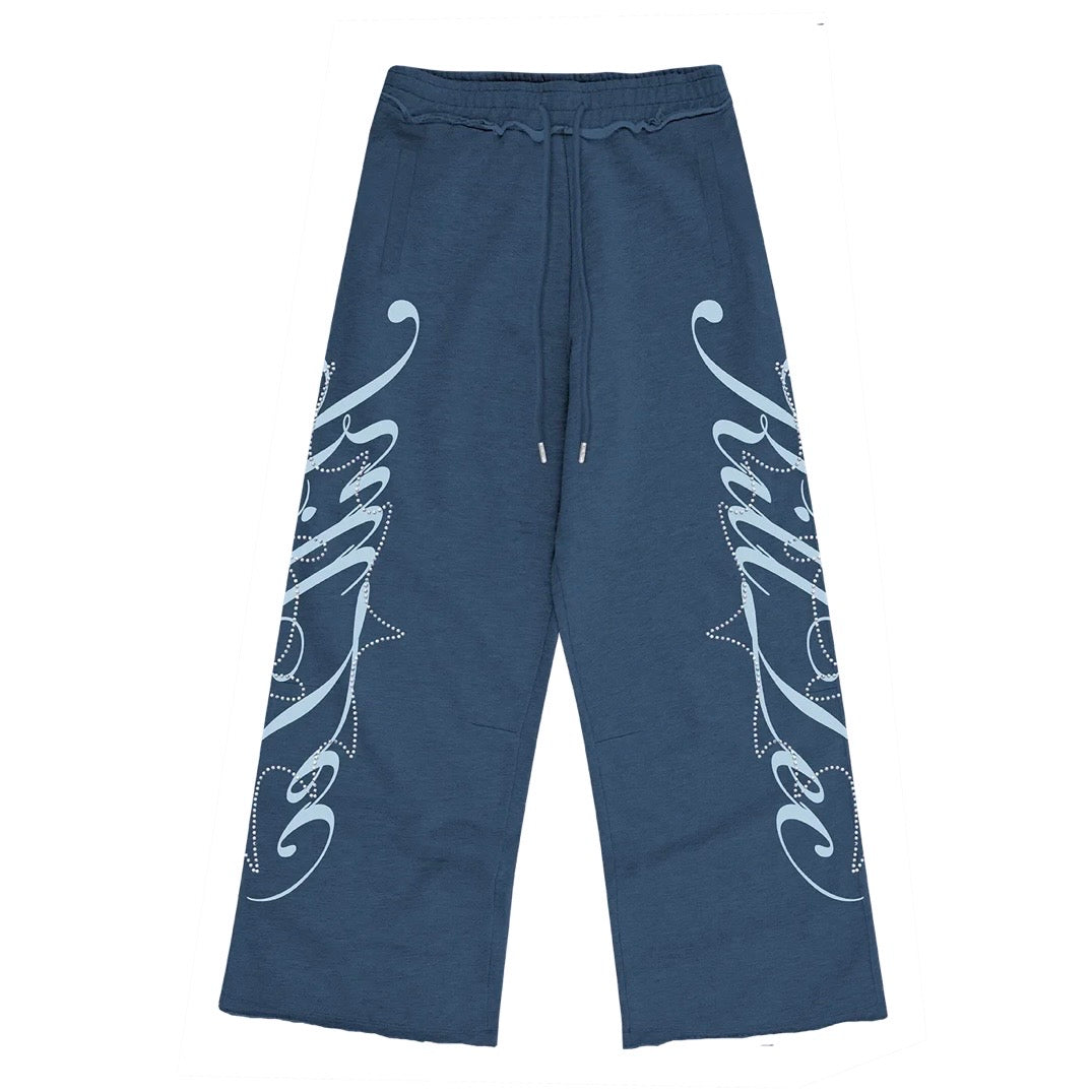 Killtec Blue Cursive Studded Sweatpants
