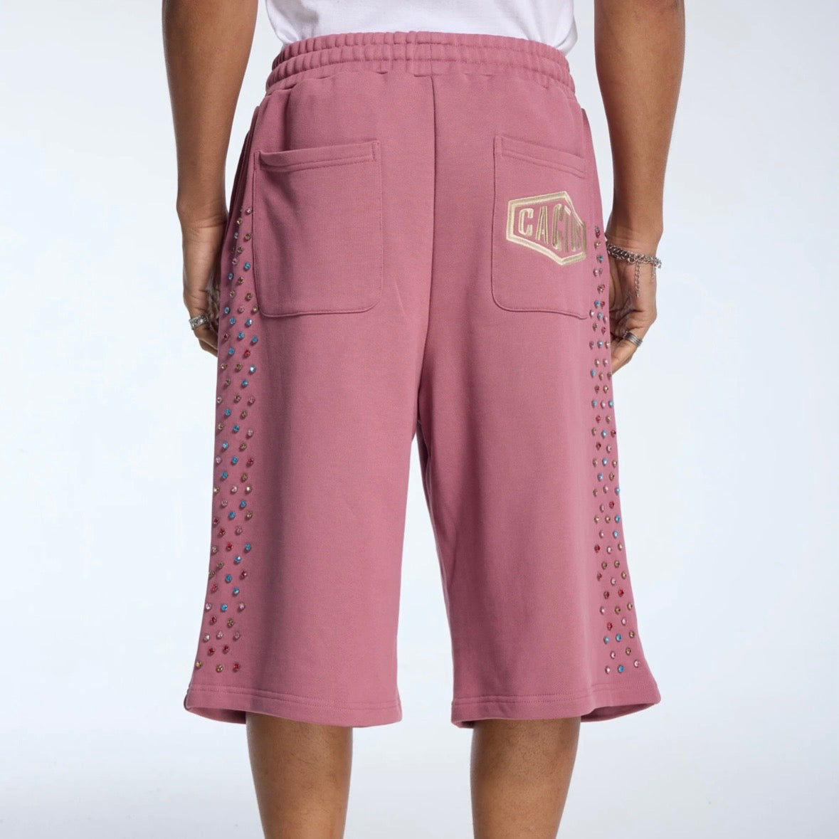 AZVA Raspberry Crystal Cactus Shorts
