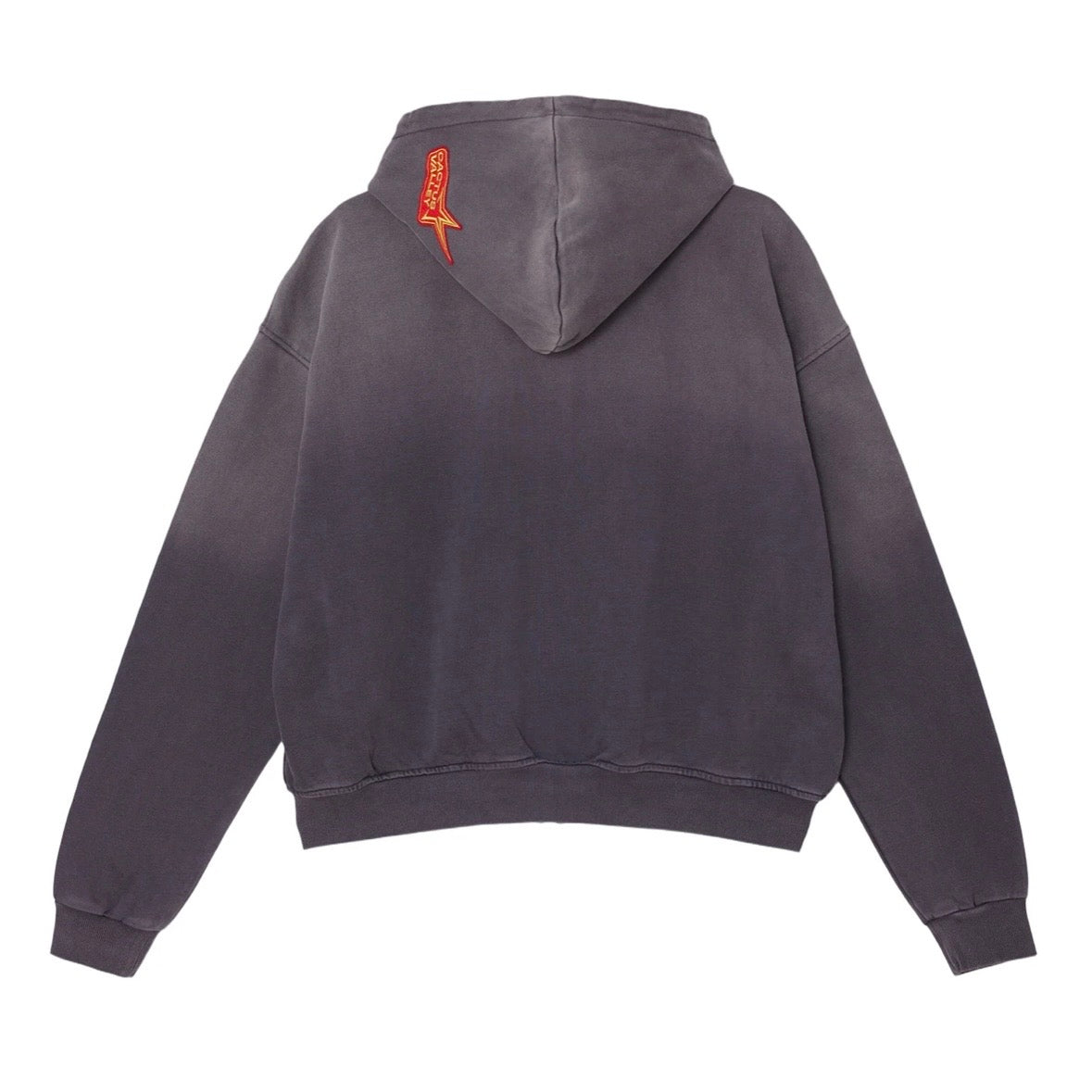 AZVA Vintage Black Rest Stop Zip Hoodie