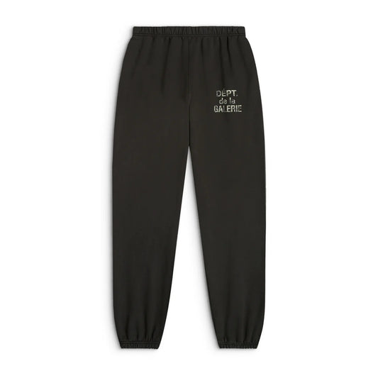 Gallery Dept Black French Logo Sweatpants