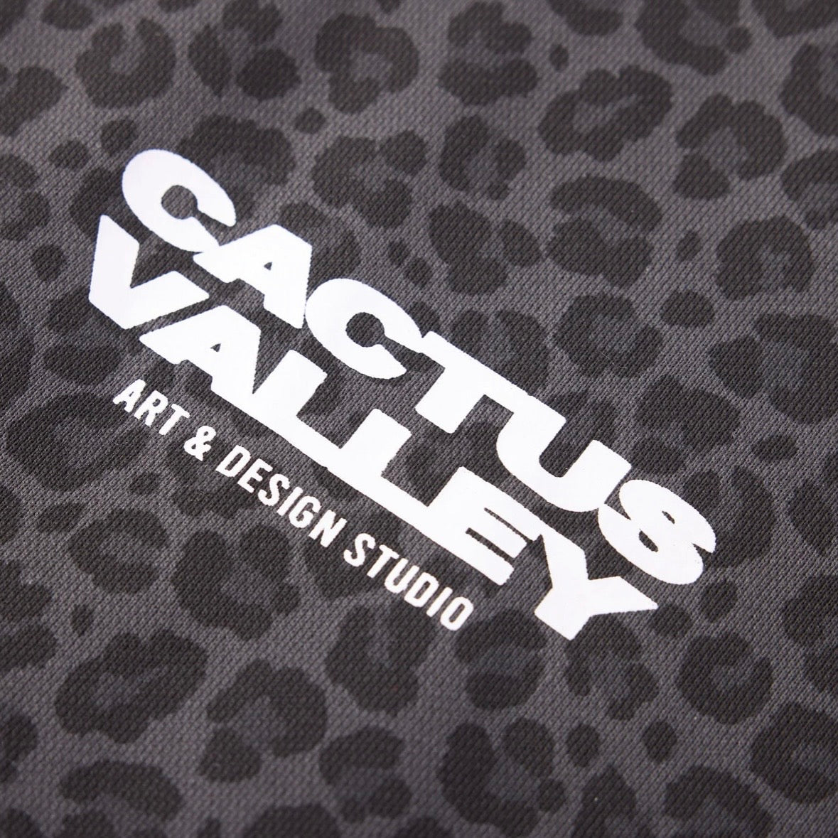 AZVA Black Leopard Art Zip Hoodie