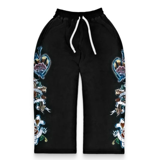 We Are Righteous Black Risen King Sweatpants