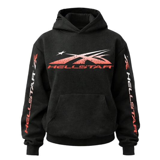 Hellstar Black Sports Logo GABOS Hoodie