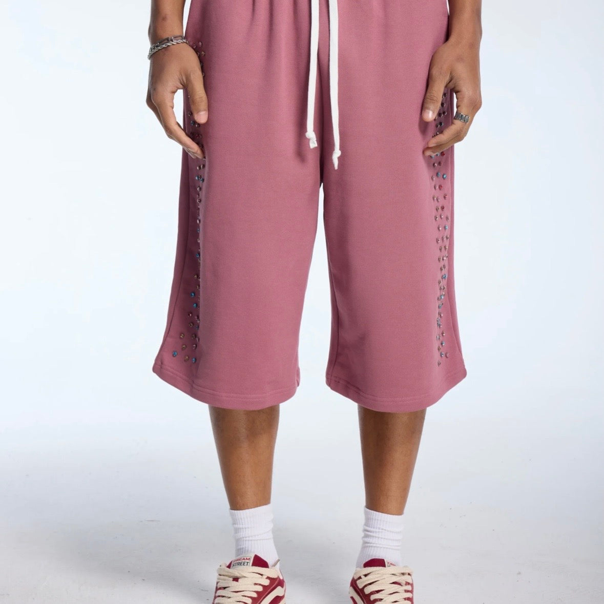 AZVA Raspberry Crystal Cactus Shorts
