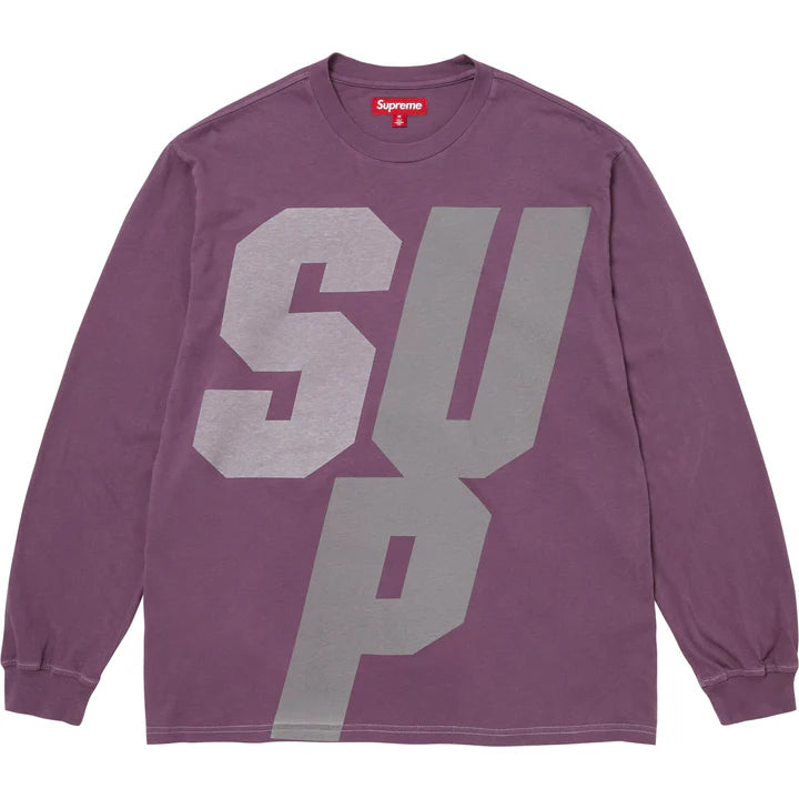 Supreme Purple Reflective Long Sleeve