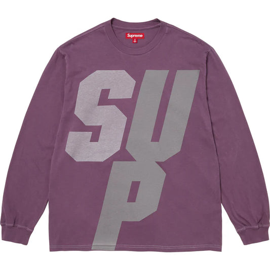 Supreme Purple Reflective Long Sleeve
