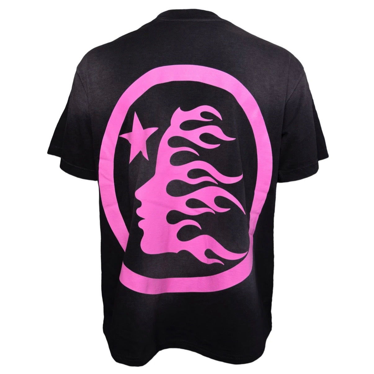 Hellstar Pink Classic Rhinestone Logo T-Shirt