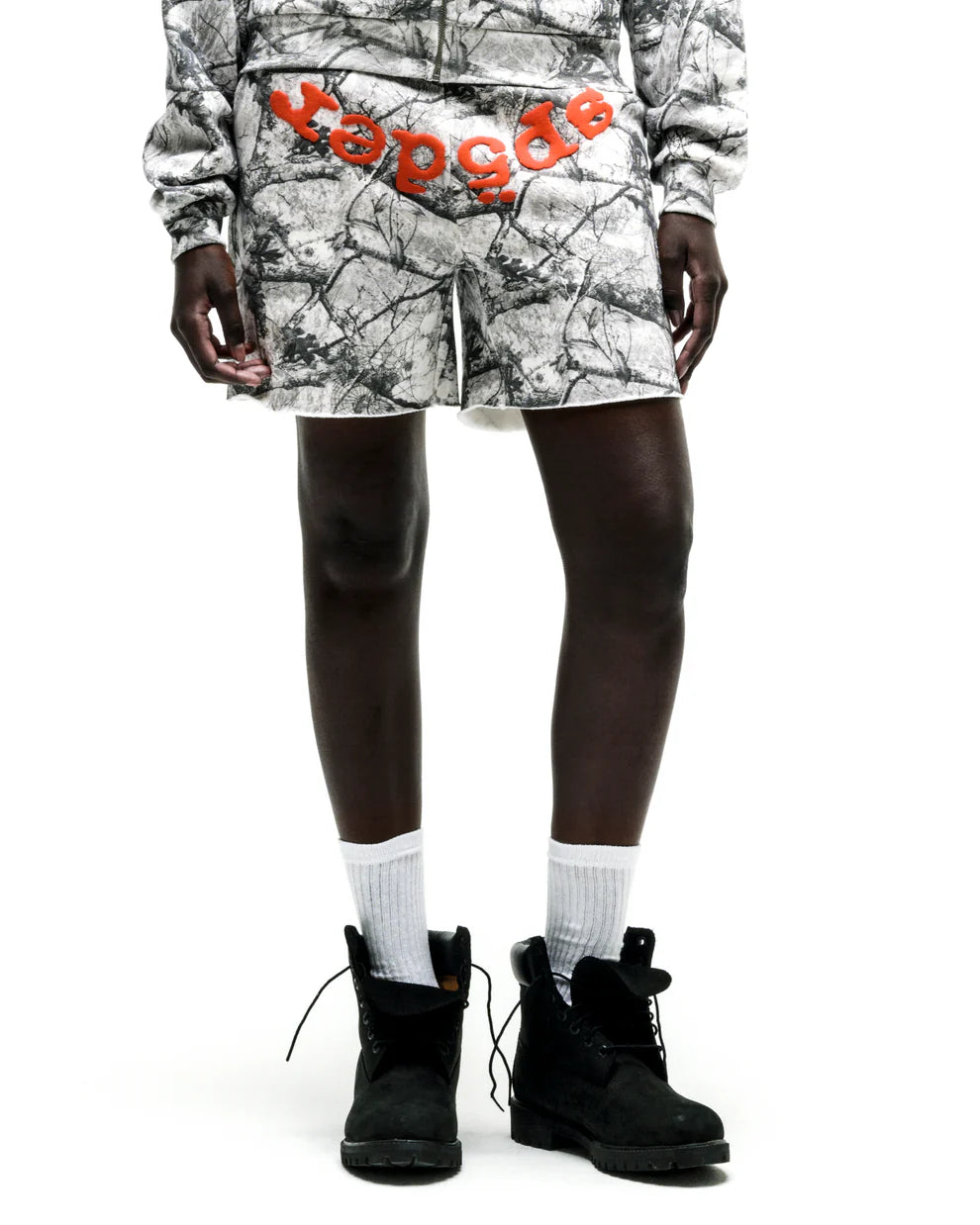 Sp5der White Camo Real Tree OG Web V2 Shorts