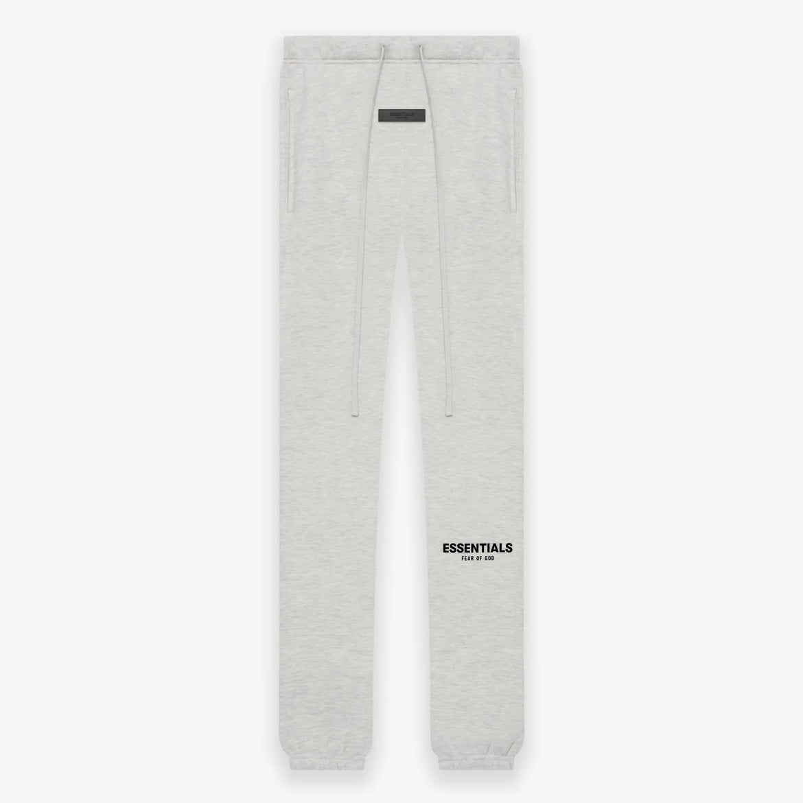 Fear of God Essentials Light Oatmeal Sweatpants Front View