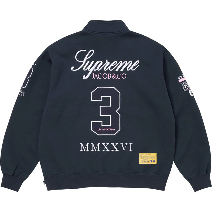 Supreme Jacob & Co La Martina Navy Zip Up