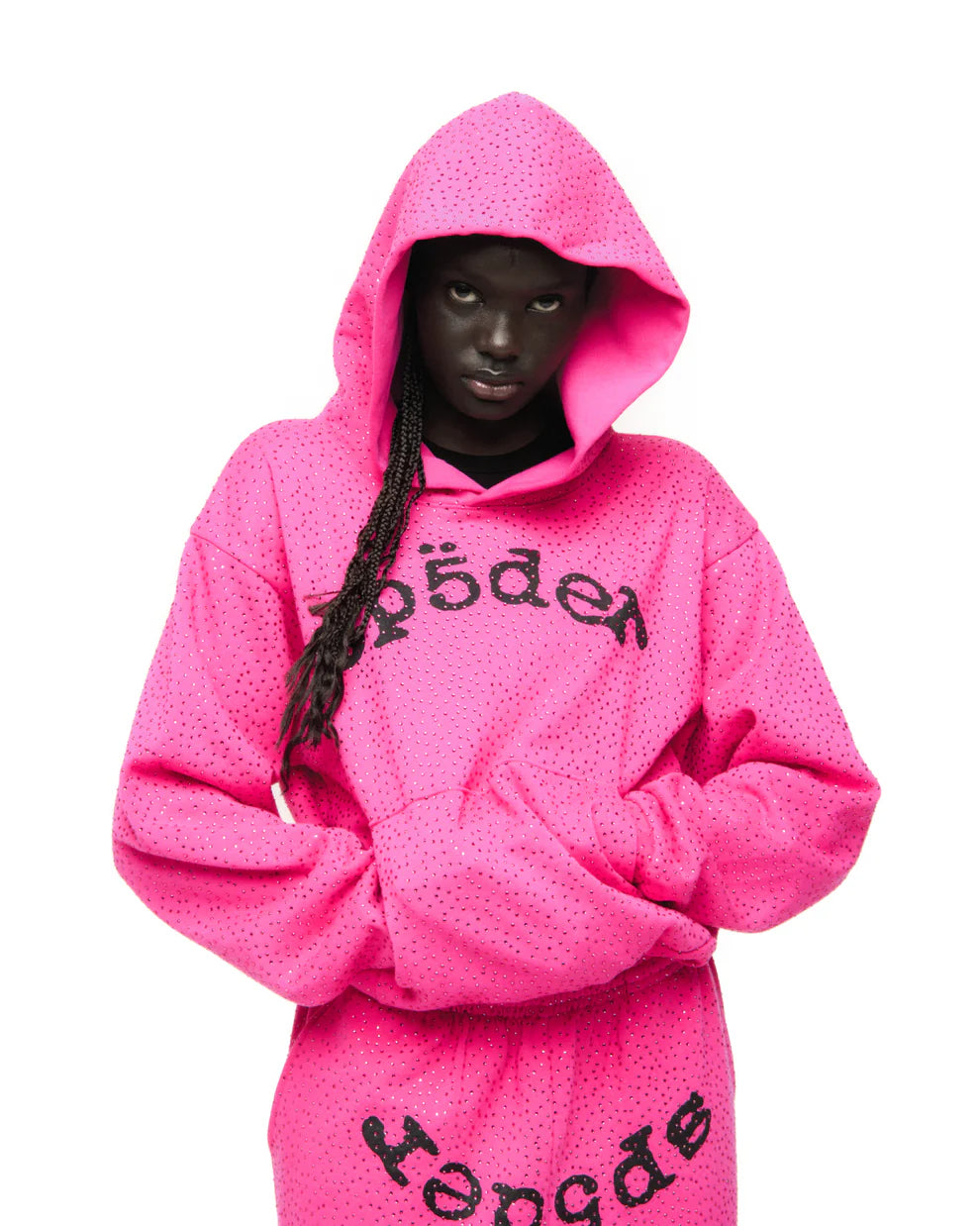 Sp5der Pink VVS Hoodie