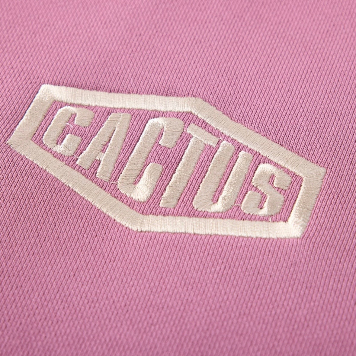 AZVA Raspberry Crystal Cactus Zip Hoodie