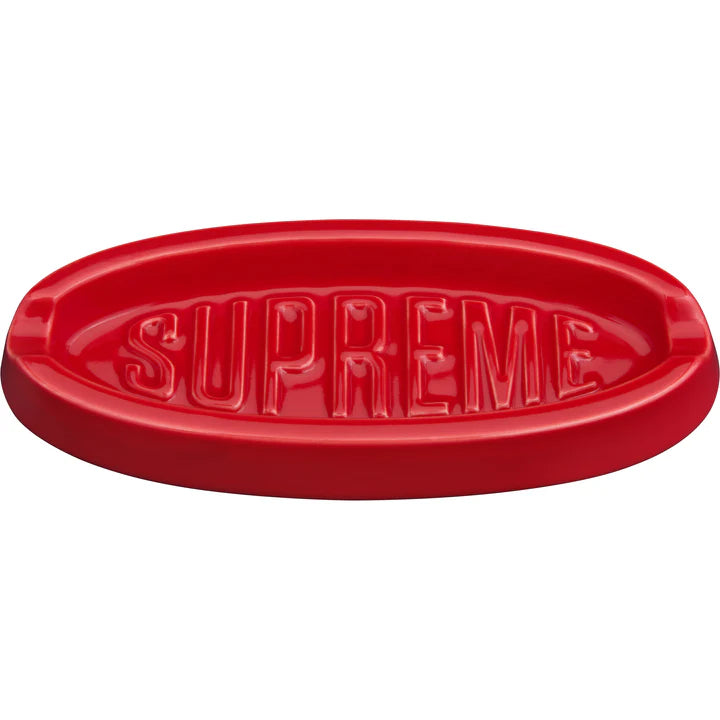 Supreme Red Oval Tray