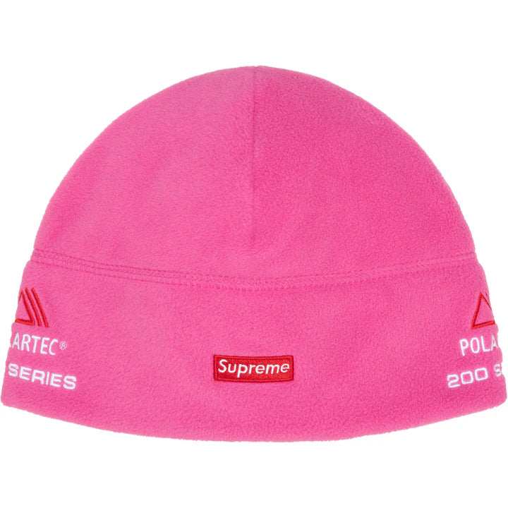 Supreme Pink Polartec Sport Beanie