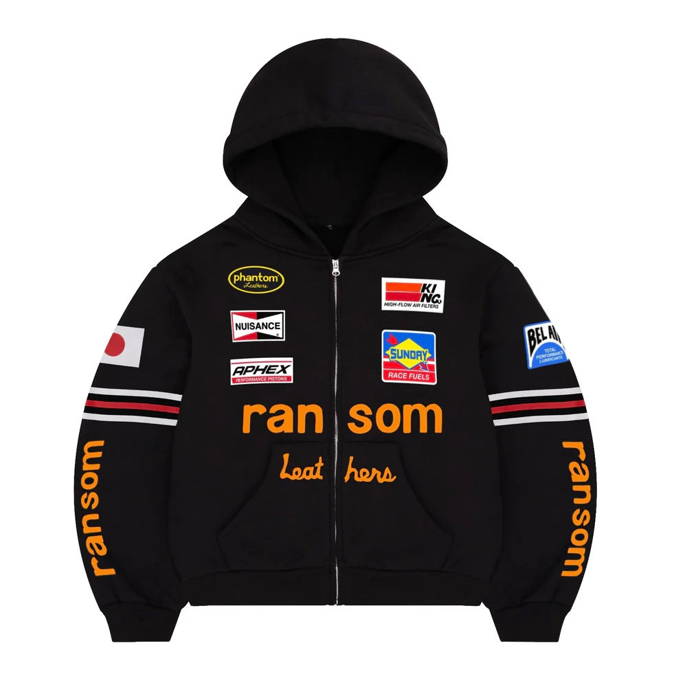 Bravest Studios Black Ransom Zip Hoodie