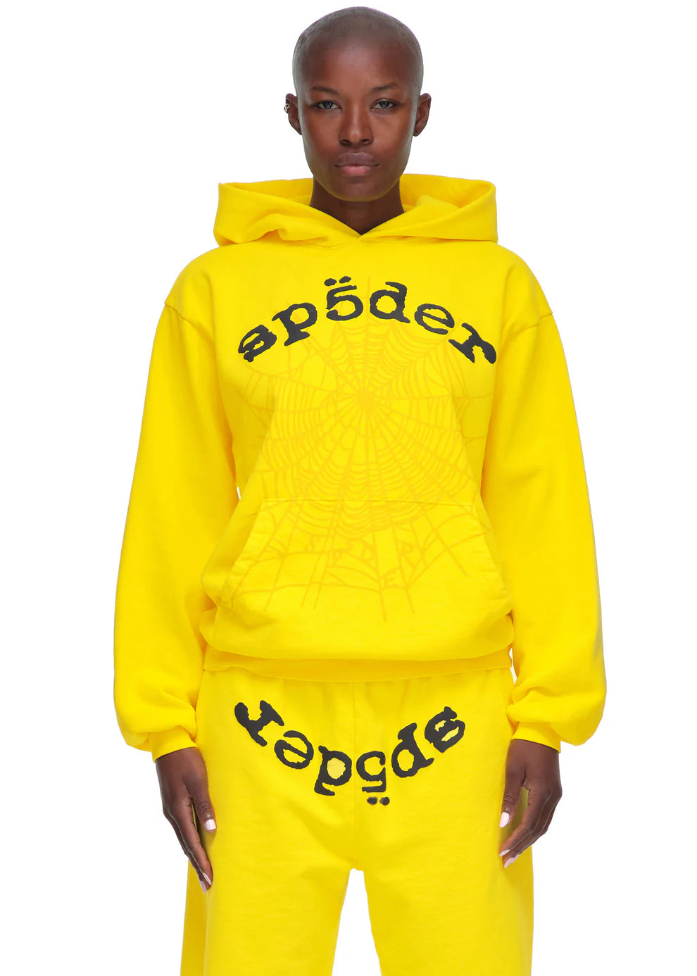 Sp5der Yellow Legacy Hoodie