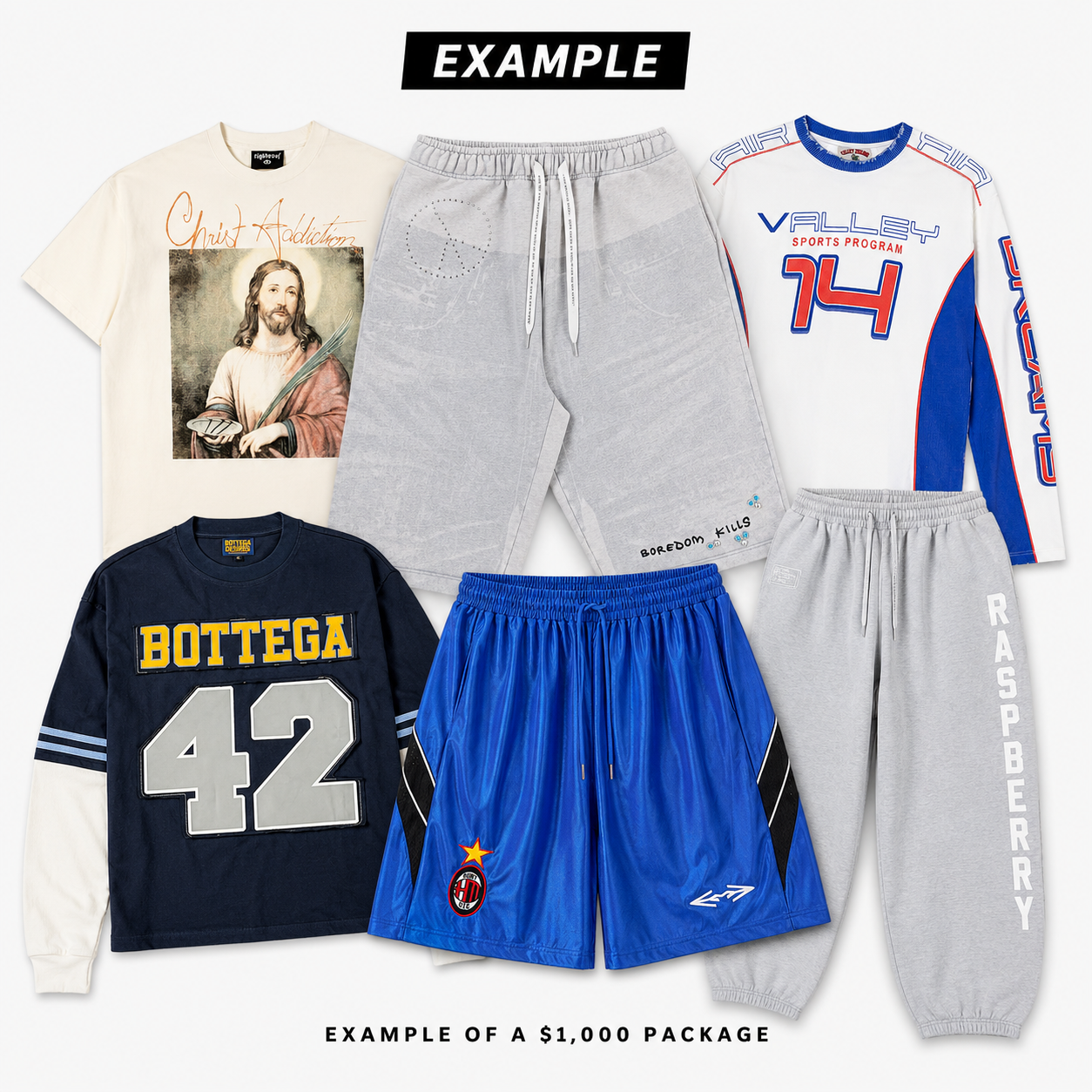 $1,000 Streetwear Package