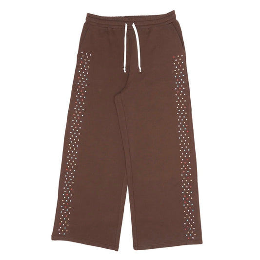 AZVA Brown Crystal Cactus Sweatpants