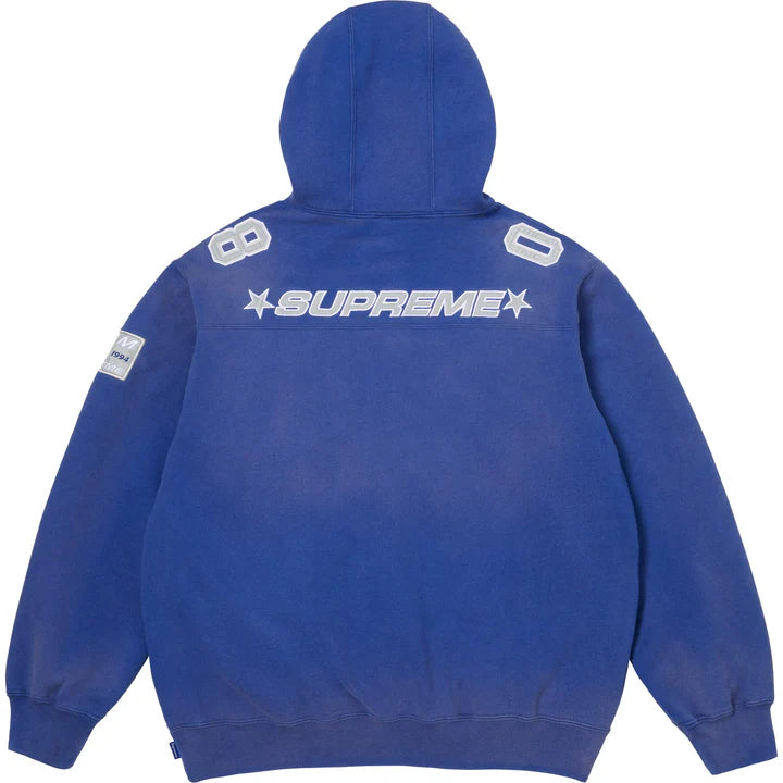 Supreme Royal Blue Football Jersey Hoodie