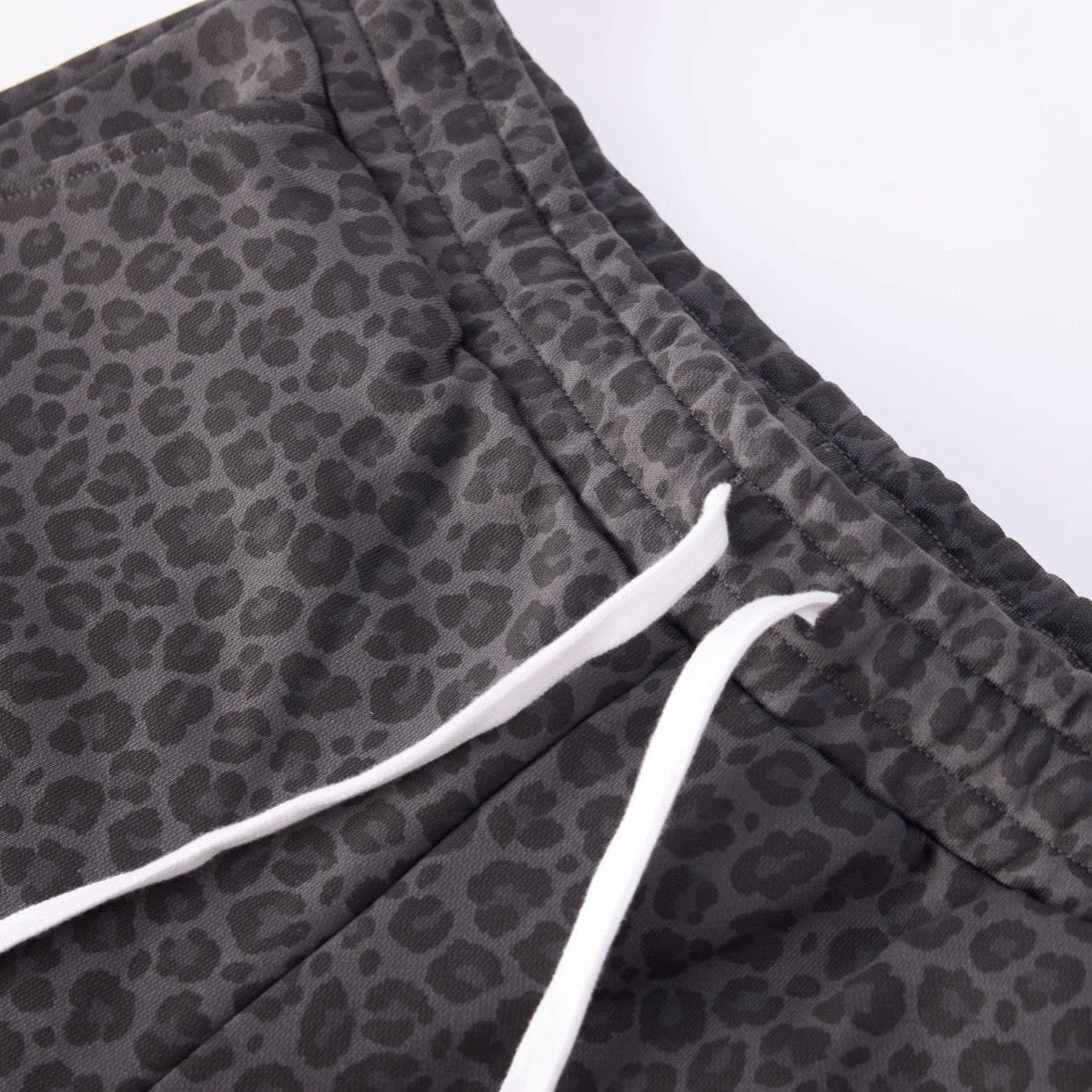 AZVA Black Leopard Art Sweatpants