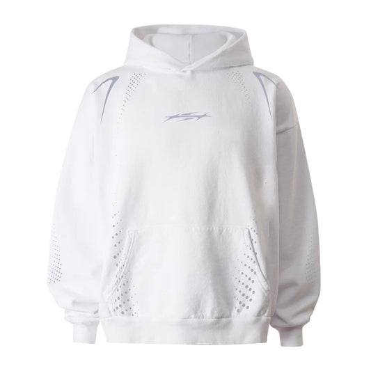 Hellstar White P2P Hype Flight Hoodie