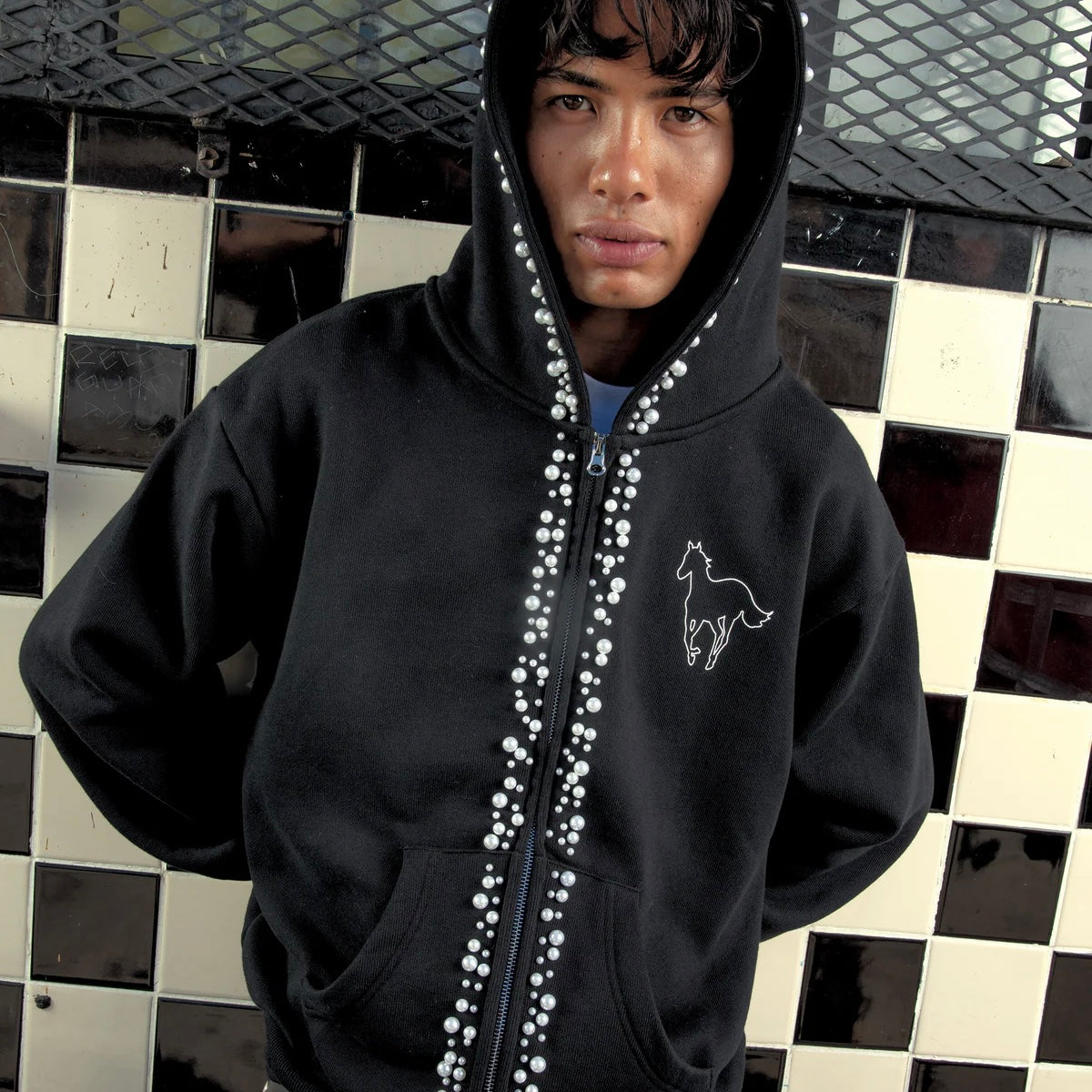 Bravest Studios Pony Pearl Zip Hoodie