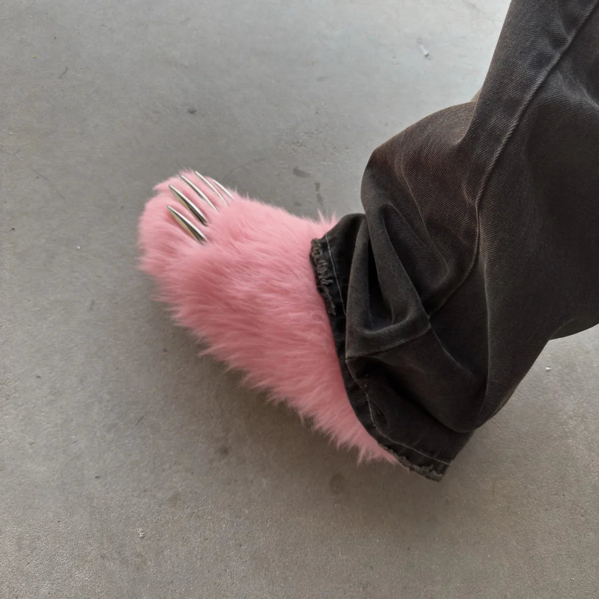 Bravest Studios Pink Bear Claw Mule