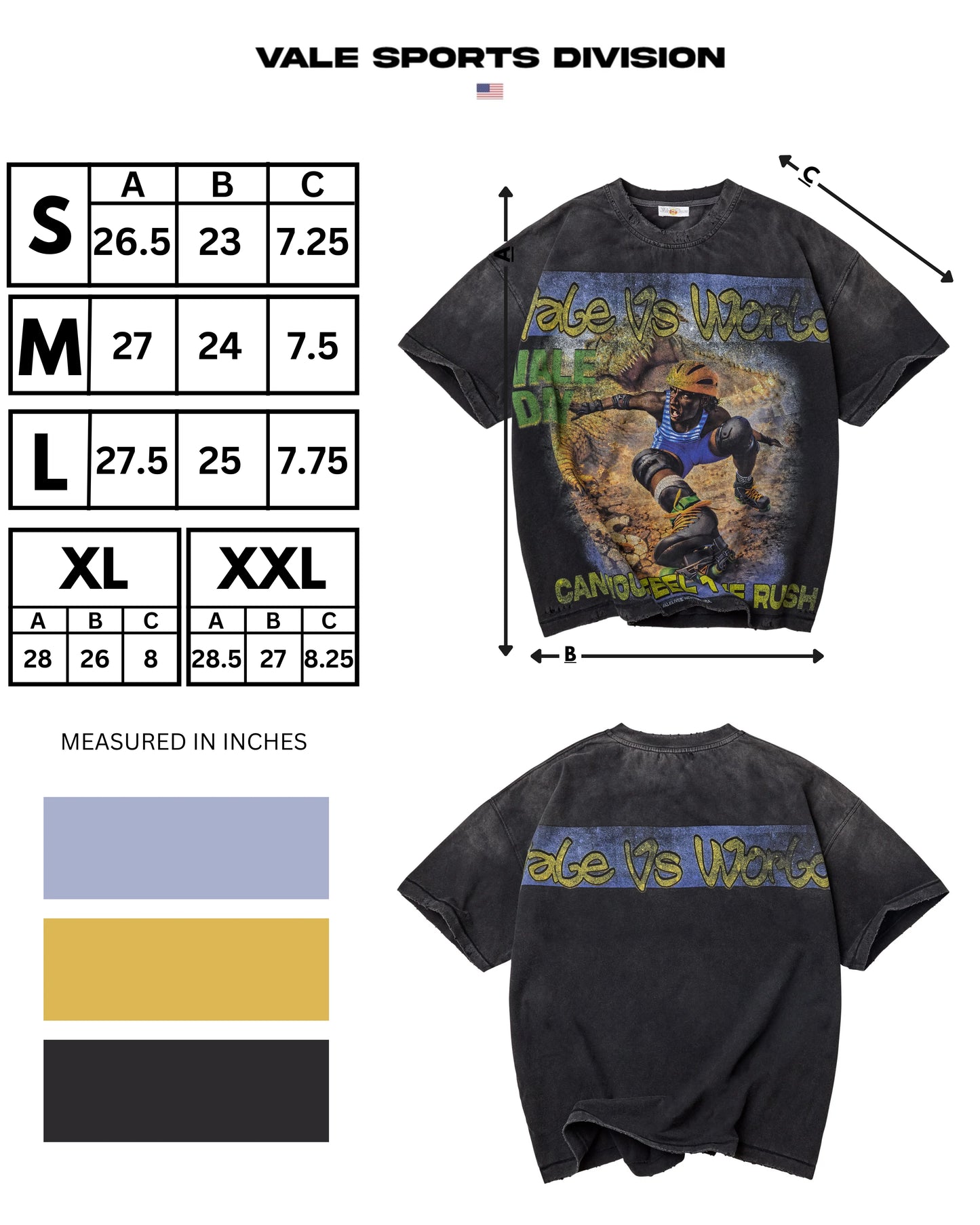 Vale Black Rush T-Shirt