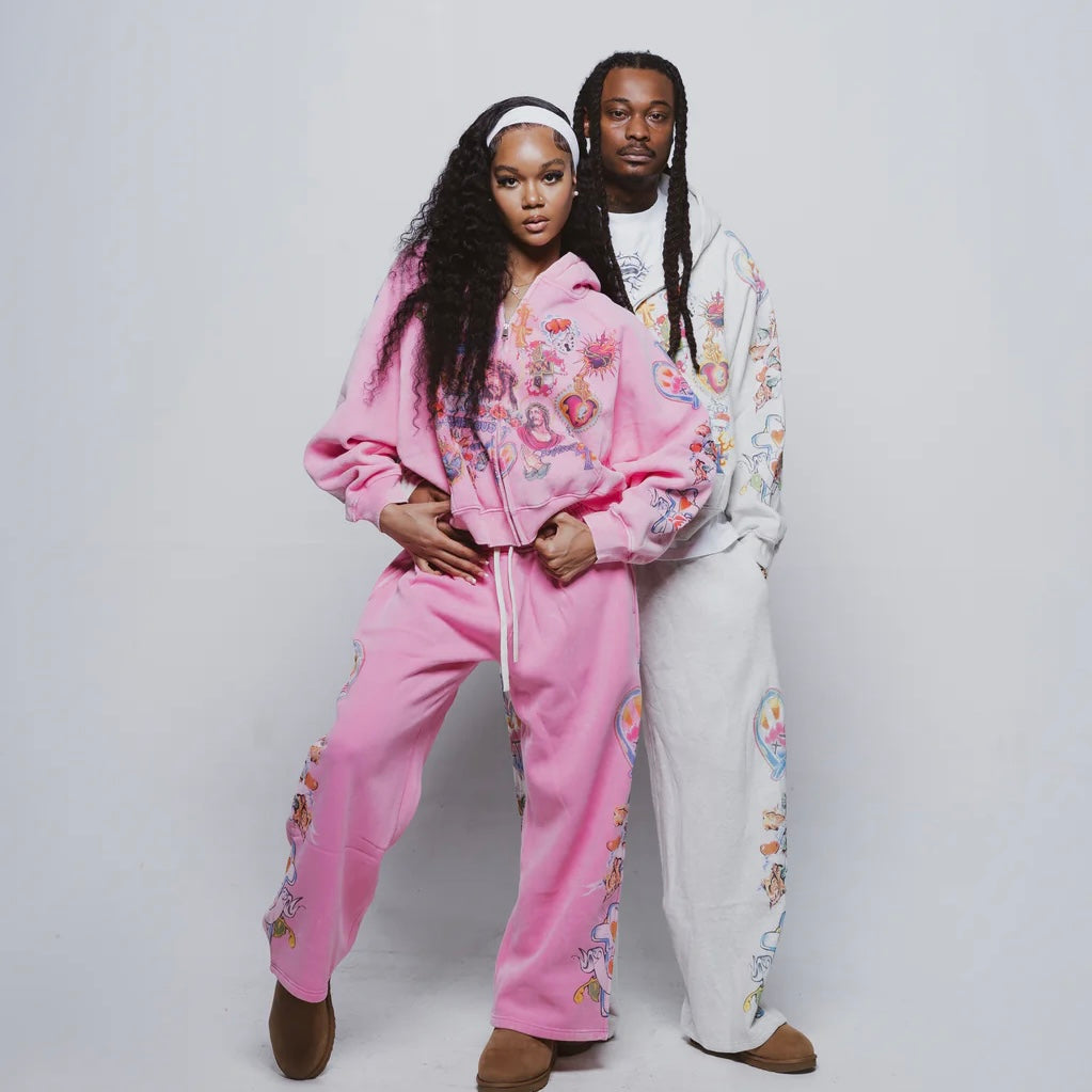 We Are Righteous Pink Risen King Sweatpants