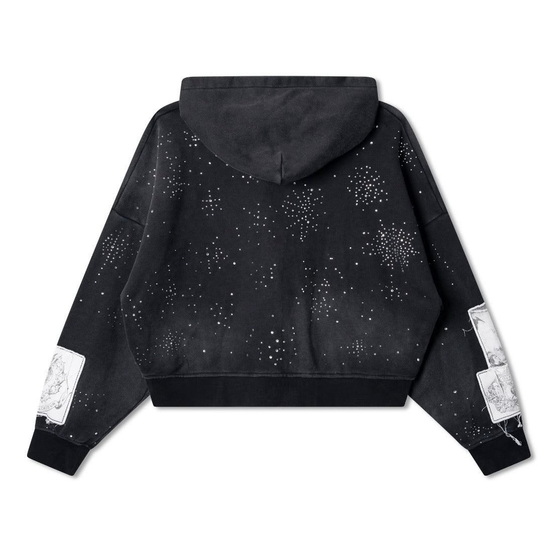 We Are Righteous Divine Canvas Zip Hoodie