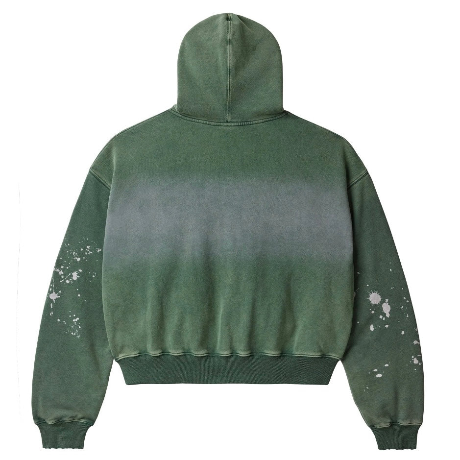 Vale Pine Paint Zip Hoodie