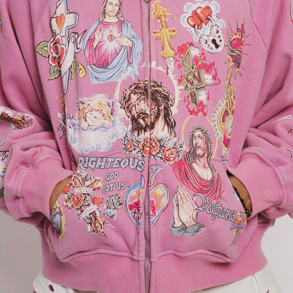 We Are Righteous Purple Risen King Zip Hoodie ComplexCon Exclusive