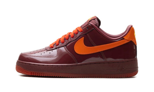 Nike Air Force 1 Patent Leather Team Red Safety Orange