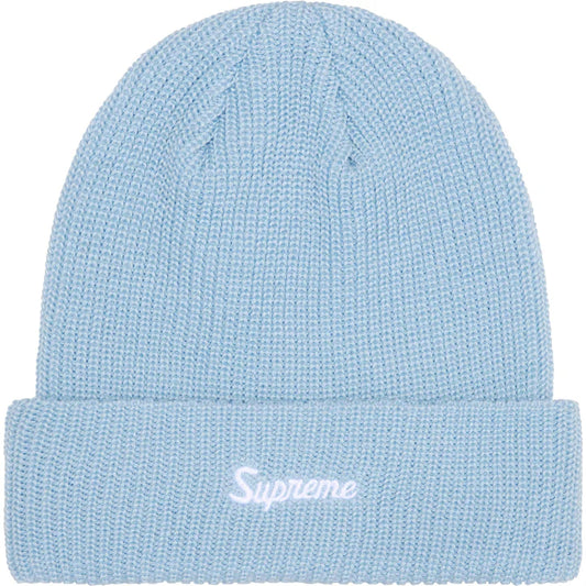 Supreme Light Blue Loose Gauge Beanie