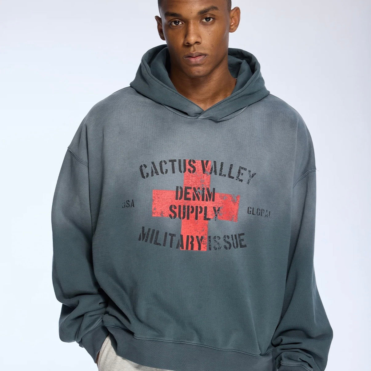 AZVA CV Red Cross Hoodie