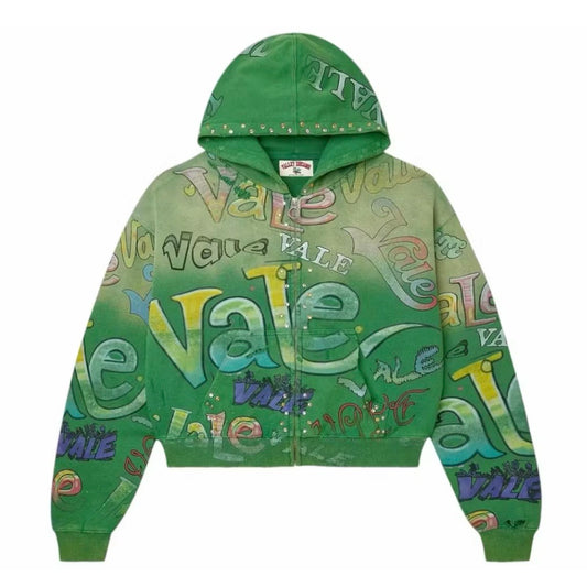 Vale Spearmint Zip Hoodie