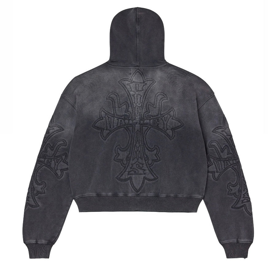 Vale Black Carver Zip Hoodie