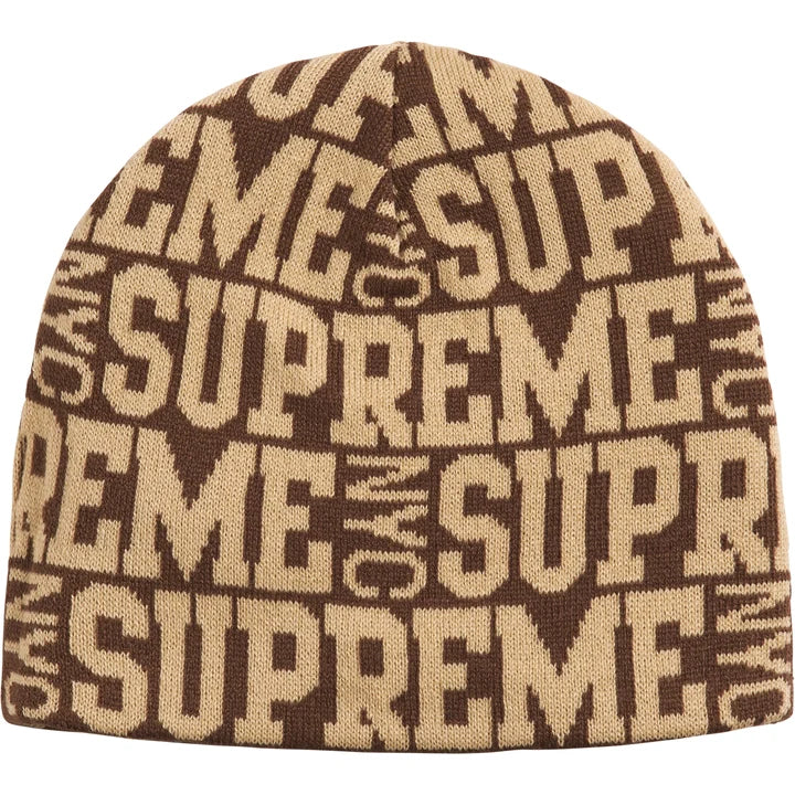 Supreme Brown Reversible Camo Beanie