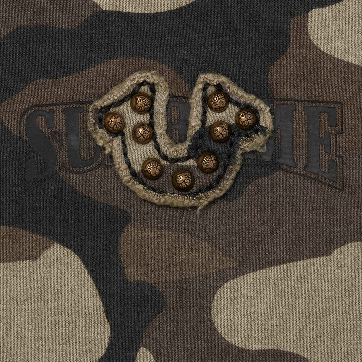 Supreme True Religion Brown Camo Zip Hoodie