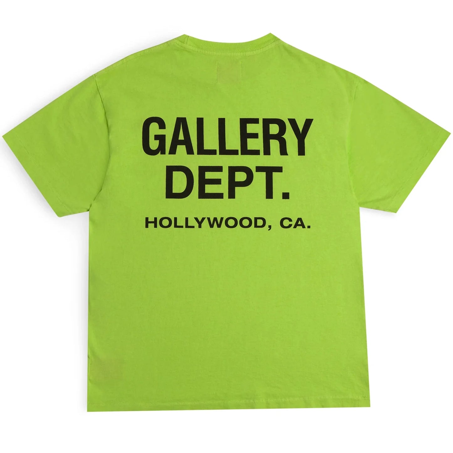 Gallery Dept Lime Green Souvenir T-Shirt Back View