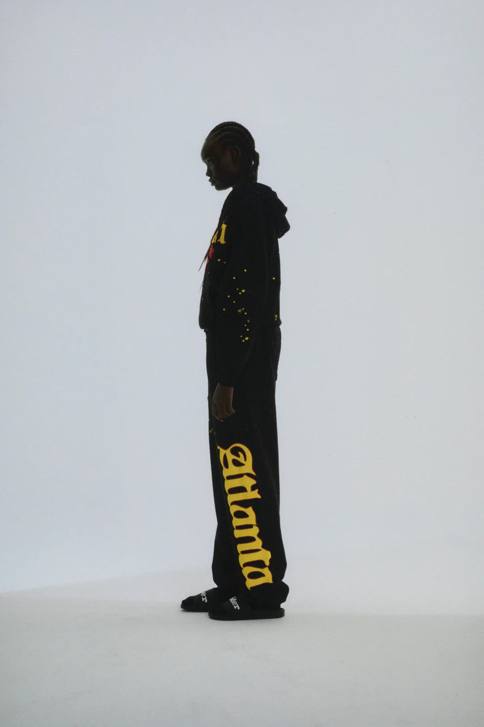 Sp5der Black Atlanta Hoodie