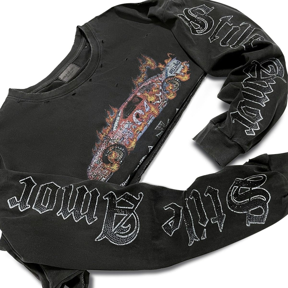 Stile De Amor Washed Black Corredore Long Sleeve