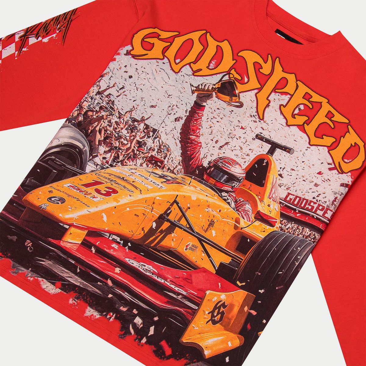 Godspeed Red F1 Finishline Long Sleeve